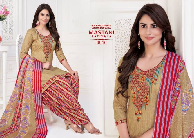 Mastani Patiyala 9 Printed Cotton Casual Daily Wear Dress Material Collection